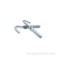 Blanco Blanco Zinc Hook Anchors de manga de perno